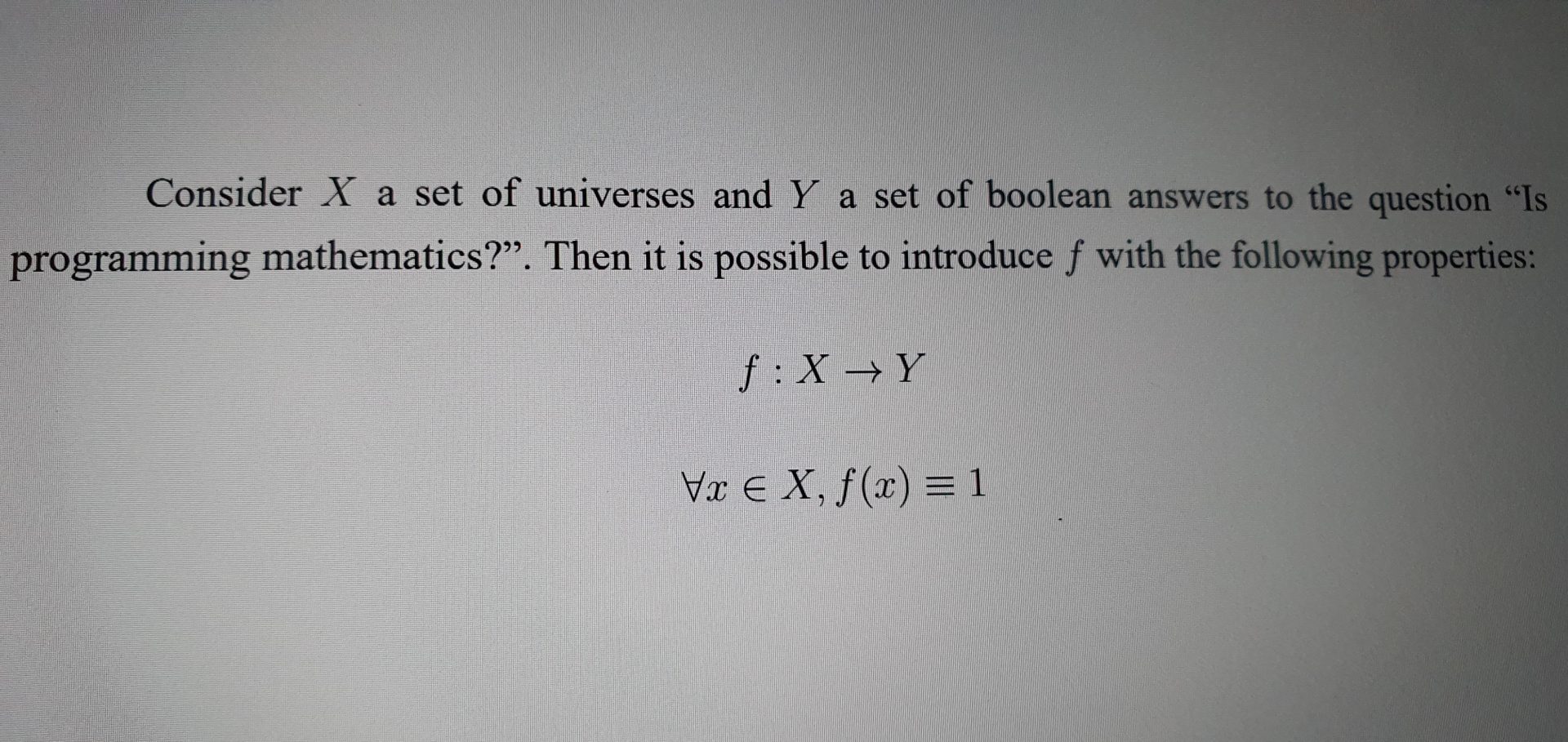 Does programming have anything to do with mathematics?
